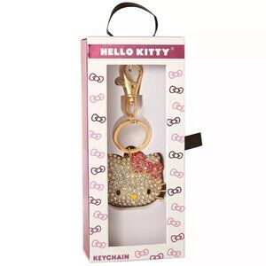 Sanrio Hello Kitty Face Pave 3D Bling Keychain - Bag, Backpack Charm -Sealed Box